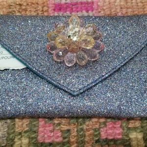 Mrs. Albright Anthropology sparkly clutch